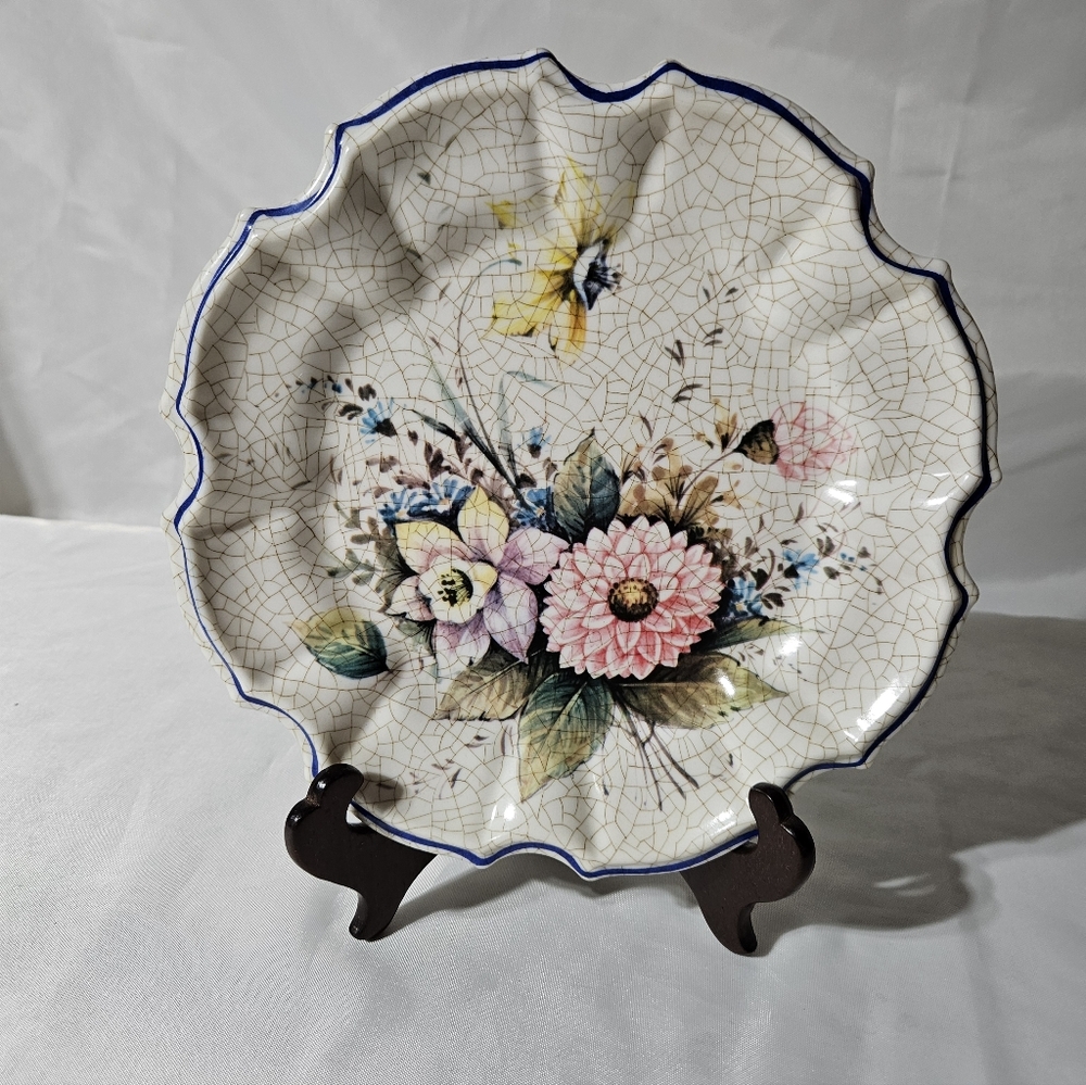Vintage Lami Italy Melamine Decorative Plate